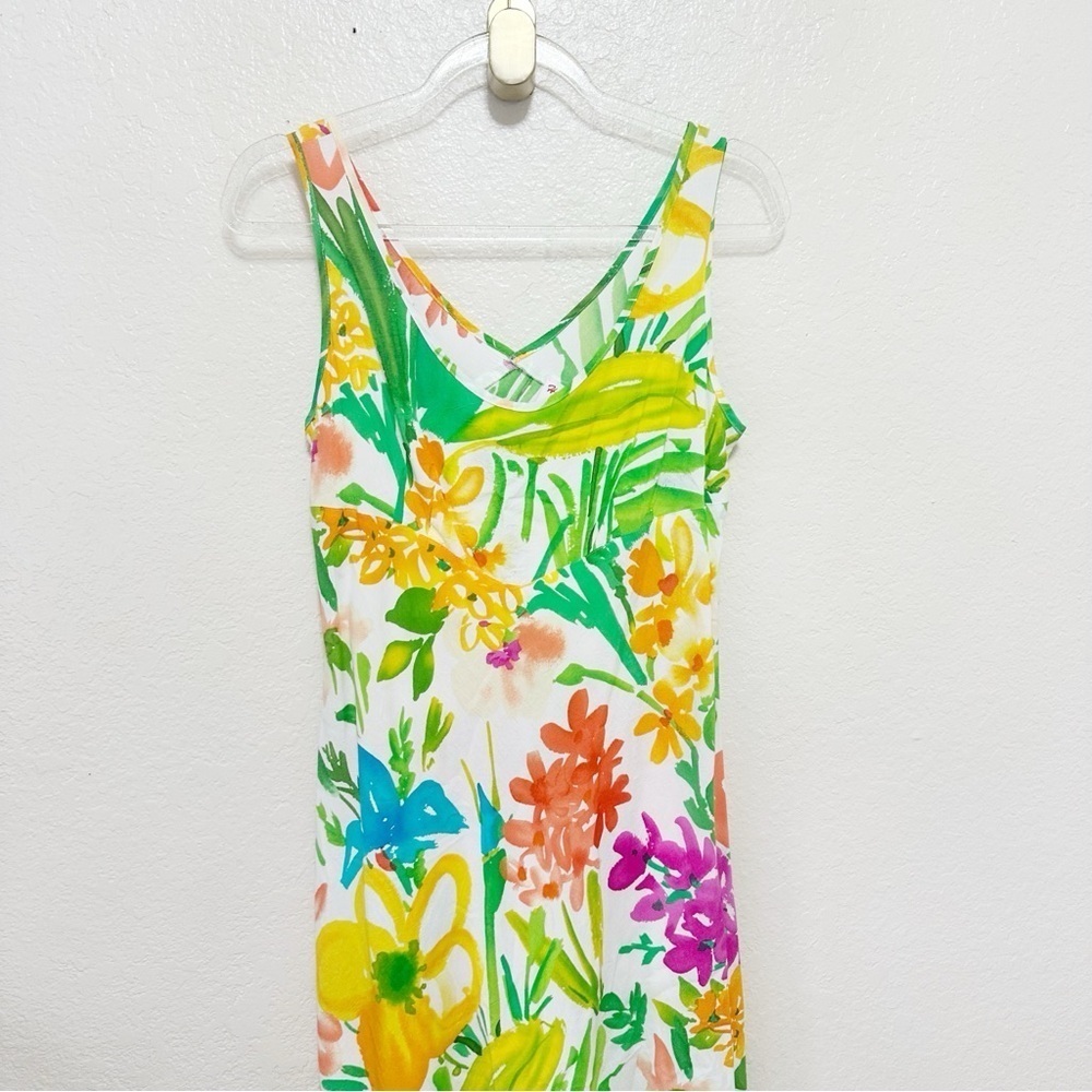 Vintage Hula Moon by Jams World Floral Printed dress size M - Picture 2 of 9